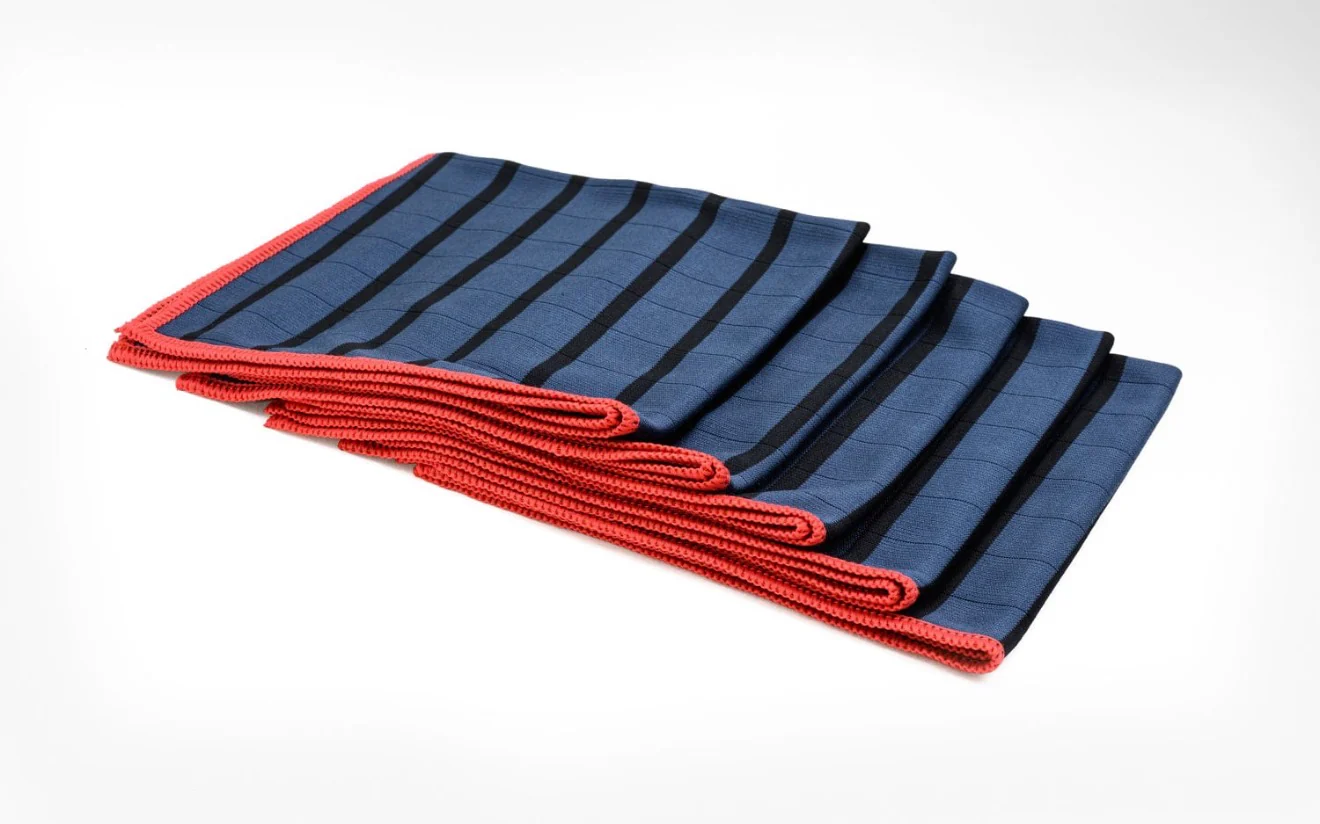 Autofiber [Carbon Glass Towel] Microfiber Window & Mirror Towel (16"x16") - 5 pack