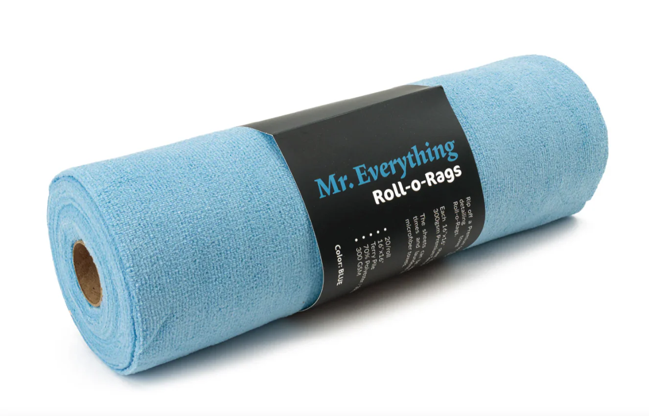 AUTOFIBER Mr. Everything Roll-o-Rags: Premium 16x16 Microfiber Towel - 300gsm 70/30 blend - Image 4