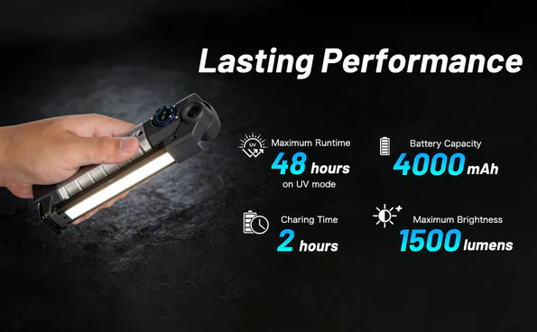 Next LED Foldable Dual Sided Inspection Light - NT-7885M - Image 5