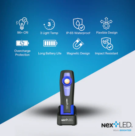 Professional CRI 96+, 3 Temperature Color Match Detailing Light - NextLED NT-2040B-3 - Image 3